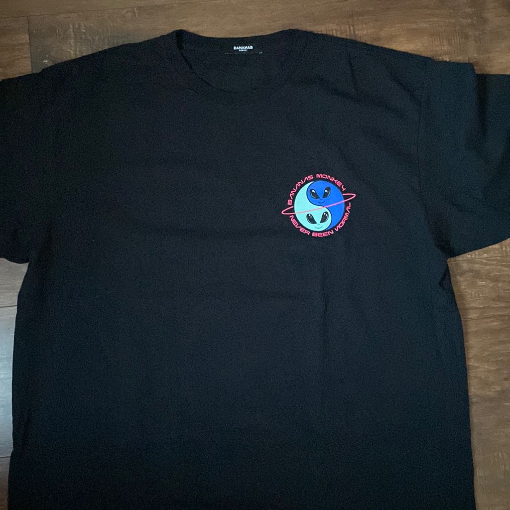 Brand New Shirt With Tag Bananas Monkey  Size L  ColorBlack